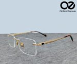 Cartier 91102 C01 Titanium Rimless Eyeglasses
