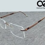 Silhouette 7475 20 6058 Titanium Rimless Eyeglasses