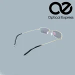 Premium 8057 Gold Titanium Eyeglasses - Image 3