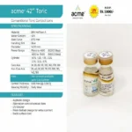Acme 42° Toric Conventional Contact Lens