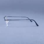 Black–Gold Premium Semi-Rimless Eyeglasses - Image 3