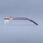 Premium Semi-Rimless Eyeglass – Model 20T2 C4 - Image 3