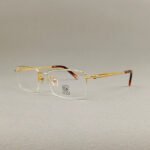 R-2880 Premium Rimless Eyeglasses (Gold)
