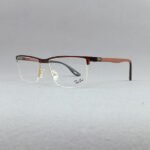 6582 C3 Premium Semi-Rimless Eyeglasses
