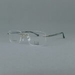 Premium Rimless Titanium Eyeglasses – Model 120065J COL.08 - Image 2