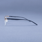 P9636 Gold Semi-Rimless Eyeglasses - Image 3