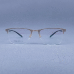 P9636 Gold Semi-Rimless Eyeglasses - Image 2