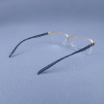 P9636 Gold Semi-Rimless Eyeglasses - Image 4