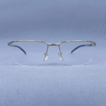 Gold Premium Semi-Rimless Eyeglass - Image 2