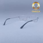 Omega Silver Full Frame Eyeglasses – Model: 511652 C2 - Image 4
