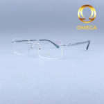 Omega Silver Rimless Titanium Eyeglasses – Model: 511653 C2