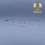 Silver Rimless Titanium Eyeglasses – Model: 511657 C2 - Image 2