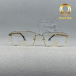 Gold Titanium Full Frame Eyeglasses – Model: 511652 C1 - Image 2