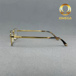 Gold Titanium Full Frame Eyeglasses – Model: 511652 C1 - Image 3
