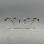 Premium Ladies Full Frame Eyeglasses – Model L90291 (Gold) - Image 2