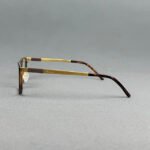 Danmac Eyeglass Brown Tortoise Front & Gold Temples – Model: 371015 (53-16-145) - Image 3