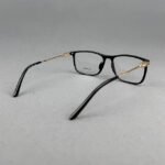 Premium Eyeglass Black & Gold – Model: 40152 C1 (56-17-145) - Image 4