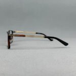 Danmac Eyeglass Brown & Gold Color – Model: 371003 (54-17-140) - Image 3