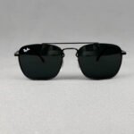 RB 3588 006/2N Black Metal Sunglass with Black / Deep Grey Glass Lens - Image 2