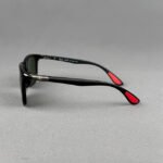 RB 8352M F6116G Black Wayfarer Sunglass with Green Glass Lens - Image 3