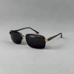 P8766 Black Metal Polarized Sunglass