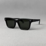6810 C2 Matte Black Acetate Sunglass