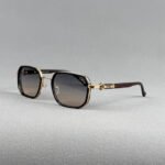 23521 C4 Gold Metal Full Frame Sunglass - Image 2