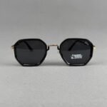 P3906 C3 Gold & Black Metal Polarized Sunglass