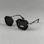 P3906 C3 Gold & Black Metal Polarized Sunglass - Image 2