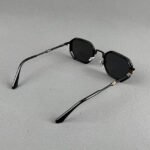 P3906 C3 Gold & Black Metal Polarized Sunglass - Image 4