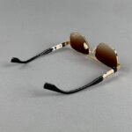 1684 C2 Gold Metal Sunglass - Image 5