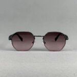 23595 C6 Gun Metal Rimless Sunglass - Image 2
