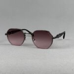 23595 C6 Gun Metal Rimless Sunglass