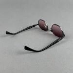 23595 C6 Gun Metal Rimless Sunglass - Image 5