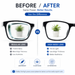 High Index 1.67 anti reflaction Lens - Image 2
