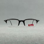 Premium P409 Black Half Rim Eyeglasses - Image 2