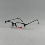 Premium P409 Black Half Rim Eyeglasses