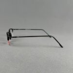 Premium P409 Black Half Rim Eyeglasses - Image 3