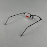 Premium P409 Black Half Rim Eyeglasses - Image 4