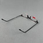 Premium P409 Black Half Rim Eyeglasses - Image 5