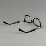 Premium D3031 C1 Black Cat Eye Eyeglasses - Image 5