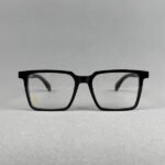 120599J COL.01 Black Square Eyeglasses - Image 2