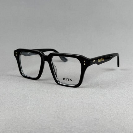 DT2081 C01 Black Square Eyeglasses