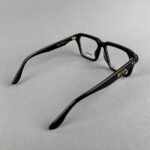 DT2081 C01 Black Square Eyeglasses - Image 4