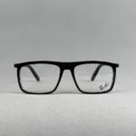 120487J COL.09 Black Rectangle Eyeglasses - Image 2