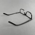 120487J COL.09 Black Rectangle Eyeglasses - Image 4
