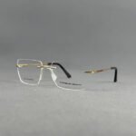 2531 C4 Gold Rimless Eyeglasses
