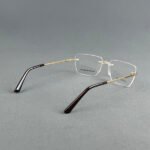 2531 C4 Gold Rimless Eyeglasses - Image 4