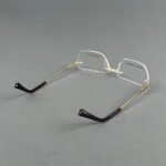 2531 C4 Gold Rimless Eyeglasses - Image 5