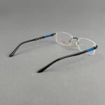 Premium 6876 C2 Black Rimless Eyeglasses - Image 4
